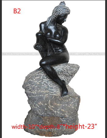 Abstract stone sculpture featuring rhythmic patterns and expert craftsmanship techniques