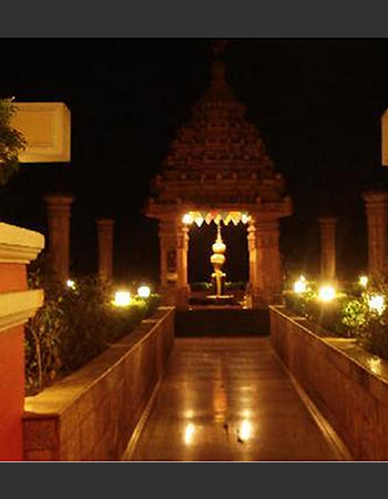 Corporate lobby stone carving featuring intricate architectural details and cultural motifs
