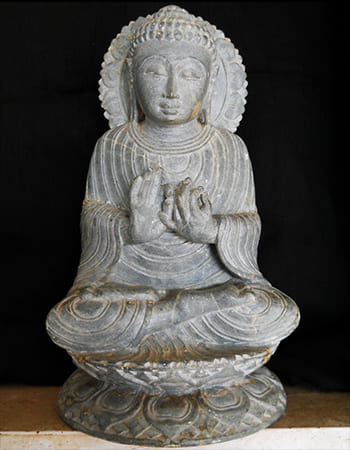 Exquisite green stone figurine of a classical dancer with expressive mudras and traditional costume